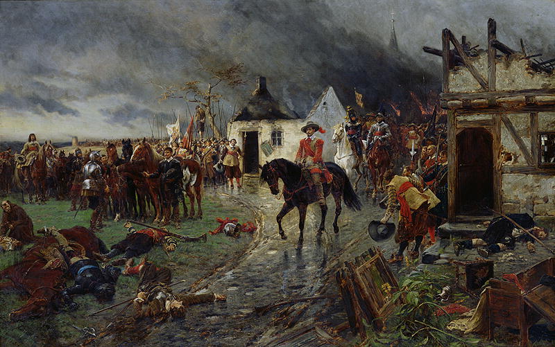 Szene aus dem Dreißigjährigen Krieg